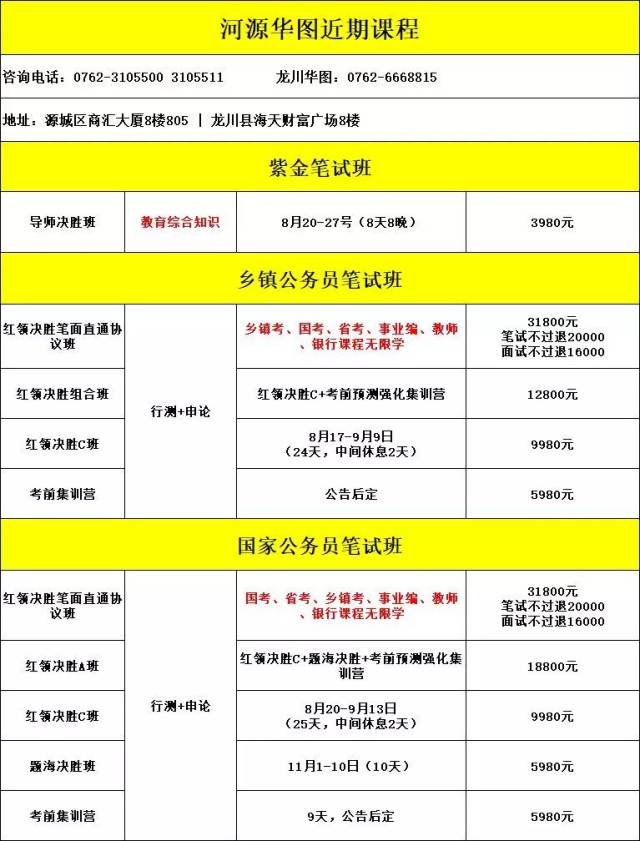 省考笔试班